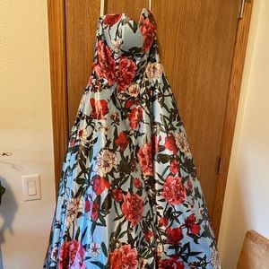 Floral prom dress